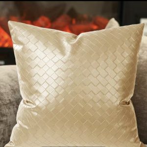 Leather pillows