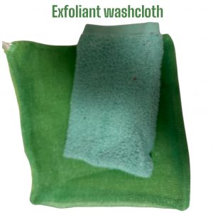 2 washcloths