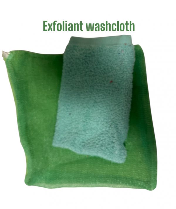 2 washcloths
