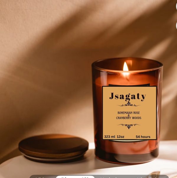 Candle  lavender candle