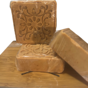 turmeric. carrot soap